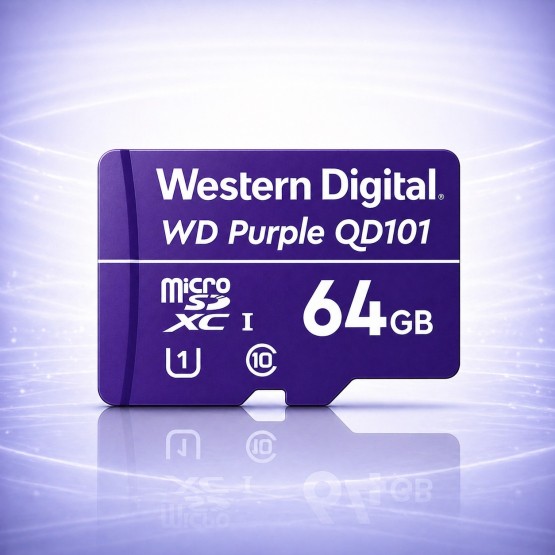 64GB Микро SD карта за видеонаблюдение Western Digital Purple