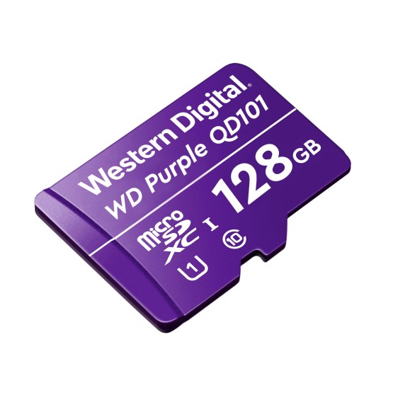 128GB Микро SD карта за видеонаблюдение Western Digital Purple