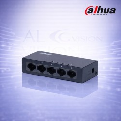 5-портов Gigabit суич с 10Gbps капацитет, plug & play и компактeн дизайн Dahua PFS3005-5GT-V2