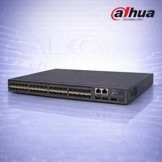 52-портов Layer 3 суич с 48 Gigabit порта, 4x 10Gbps uplink, 598Gbps капацитет и IRF2 виртуализация Dahua S5600-48GT4XF