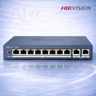 10 портов Hikvision PoE суич DS-3E0310P-E/M(B) с 8 PoE порта и Gigabit uplink