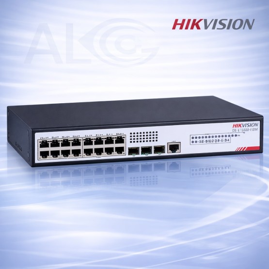 28 портов Hikvision Smart суич DS-3E2528-HI-24T4F с 24 Gigabit порта и 4 SFP uplink