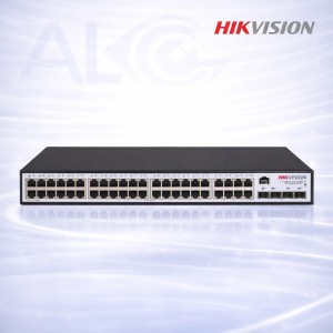 52 портов Hikvision Smart суич DS-3E2552-HI-48T4F с 48 Gigabit порта и 4 SFP uplink