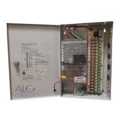 18 канален захранващ блок тип табло 250W 12V-20A-18CH