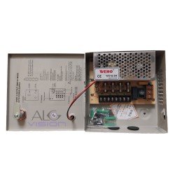 4 канален захранващ блок тип табло 75W 12V-6A-4CH