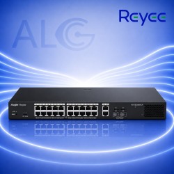 Ruijie Reyee RG-ES228GS-LP – 28-Портов Smart Cloud Managed Gigabit PoE Суич с 24 PoE+ Порта и 2 SFP Uplink Порта