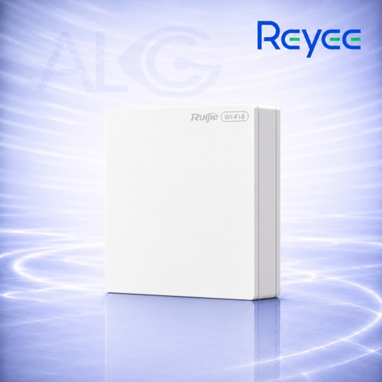 Ruijie Reyee RG-RAP62-Wall-Lite – AX3000 Wi-Fi 6 Стенен Access Point с Gigabit Портове и Cloud Управление