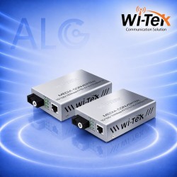 WI-TEK WI-MC101G – Gigabit Оптичен Медиаконвертор SC Single-Mode до 25km