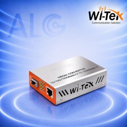 WI-TEK WI-MC111GP – Gigabit PoE SFP Медиаконвертор с PoE+ Изход до 30W