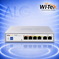 WI-TEK WI-PCES206 – Cloud Easy Smart PoE Switch с 4 PoE Порта, Cloud Управление, Hi-PoE 45W и Extend 250m