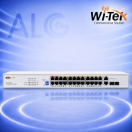 WI-TEK WI-CGS5026 V2 – 26-Port L2+ Managed Gigabit Switch с 24 Gigabit Порта и 2 SFP Uplink
