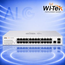 WI-TEK WI-PCMS328GF V2 – 28-Port Cloud L2+ Managed Gigabit PoE+ Switch с 24 PoE Порта, 2 SFP и 2 Combo SFP