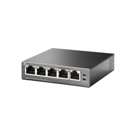 5 Портов PoE Суич, 4 PoE Изхода и 1 PoE Вход 5 Портов PoE Суич, 4 PoE Изхода и 1 PoE Вход