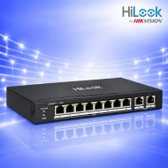 10 Портов PoE Суич, 8 Порта PoE и 2 Порта Gigabit Uplink 