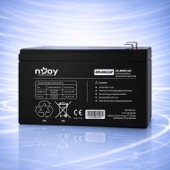 NJOY GP07121L акумулатор 12V 7Ah VRLA AGM с T1/F1 клеми за UPS и алармени системи