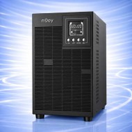 NJOY Echo Pro 3000 UPS 3000VA / 2400W On-Line с двойна конверсия, чиста синусоида, LCD дисплей, 4 Schuko изхода, USB, RS232 и SNMP.