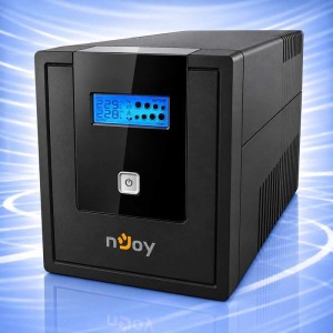 NJOY Cadu 2000 UPS 2000VA 1200W Line-Interactive с AVR, LCD дисплей и 4 Schuko контакта