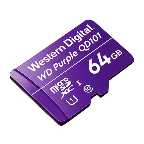 64GB Микро SD карта за видеонаблюдение Western Digital Purple