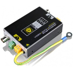 Гръмозащита по коаксиален кабел, захранващ кабел (12-24 Vac/Vdc) и UTP кабел (RS485 линия) USP201PVD24