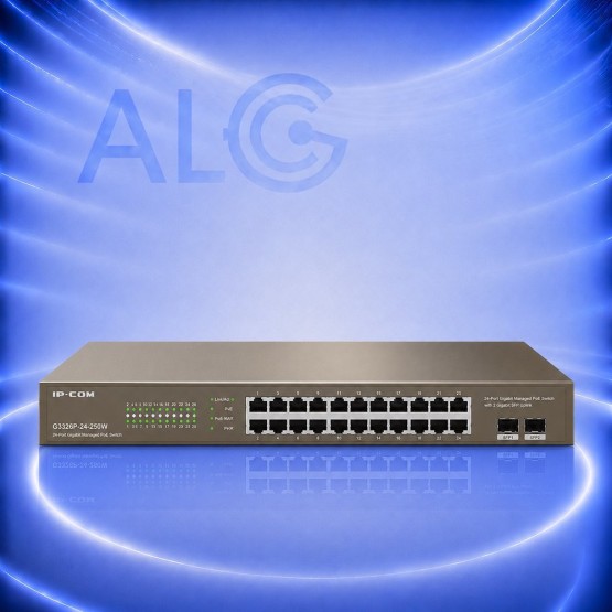 IP-COM G1118P-16-250W Gigabit PoE Суич 16 PoE Порта, 2 Uplink, 250W