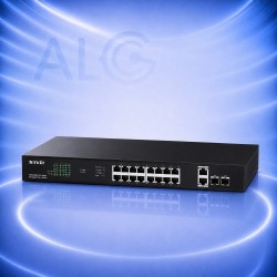 Tenda TEG1120P-16-150W Gigabit PoE Суич 16 PoE Порта, 2 RJ45, 2 SFP, 150W