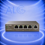 IP-COM F1106P-4-63W Fast Ethernet PoE Суич 4 PoE Порта 63W, 2 Uplink