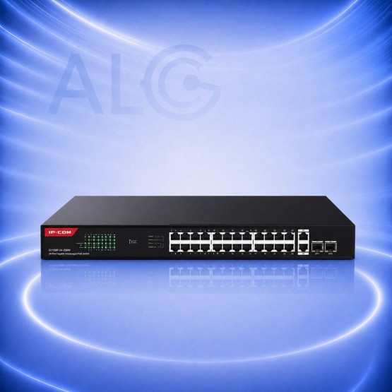 IP-COM TEG1128P-24-410W Gigabit PoE Суич 24 PoE Порта, 2 RJ45, 2 SFP, 410W