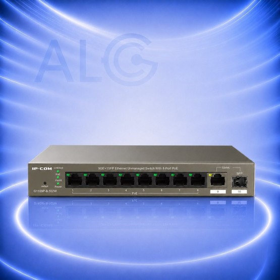 IP-COM TEG2210P-8-120W Cloud Managed Gigabit PoE Суич 8 PoE Порта, 1 RJ45, 1 SFP