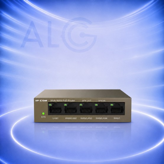 IP-COM M20-PoE – 5 Портов Cloud Managed Gigabit PoE Рутер с 4 PoE+ Порта и AC Контролер