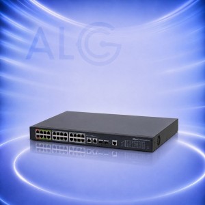 Dahua LR2226-24ET-360 – 26 Портов Управляем ePoE Комутатор с 24 PoE Порта и 360W PoE Бюджет