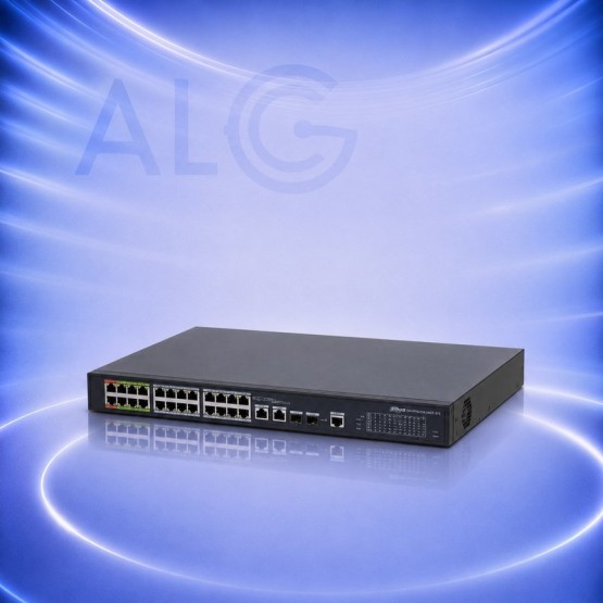Dahua LR2226-24ET-360 – 26 Портов Управляем ePoE Комутатор с 24 PoE Порта и 360W PoE Бюджет