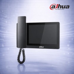 Dahua VTH5421E-H IP Домофонен Монитор 7" Touch Screen с Телефонна Слушалка PoE