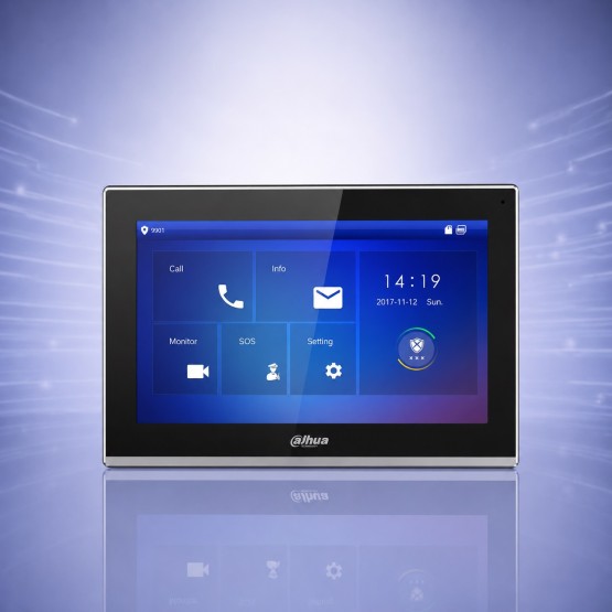 Dahua VTH5441G 10" IP Домофонен Монитор Touch Screen PoE SIP Черен