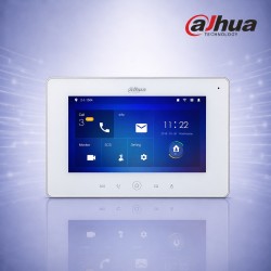 Dahua VTH5221DW-C-S1 7" WiFi IP Домофонен Монитор Touch Screen PoE Бял