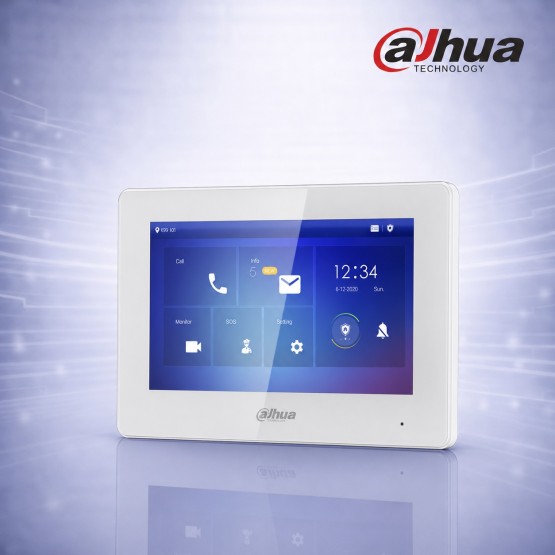 Dahua VTH5422HW-W 7" WiFi IP Домофонен Монитор Touch Screen PoE SIP