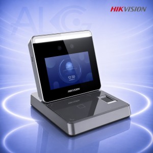Станция за регистрация на лице, Fingerprint и RFID карти с 3.97" Touch Screen HIKVISION DS-K1F600U-D6E-F