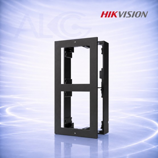 Черна двойна повърхностна монтажна кутия за модулни IP видео домофони HIKVISION DS-KD-ACW2/Black