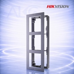 Тройна повърхностна монтажна кутия за модулни IP видео домофони HIKVISION DS-KD-ACW3