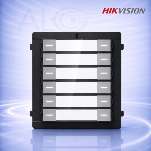 Модул с 12 механични бутона за IP видео домофон HIKVISION DS-KD-K12