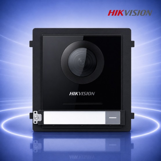 IP видео домофон с 2MP Fish-Eye камера, PoE и IP65 защита HIKVISION DS-KD8003-IME1(B)