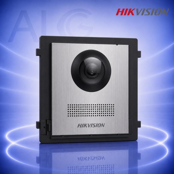 2-Wire IP видео домофон с 2MP Fish-Eye камера, неръждаем панел и IP65 защита HIKVISION DS-KD8003Y-IME2/NS
