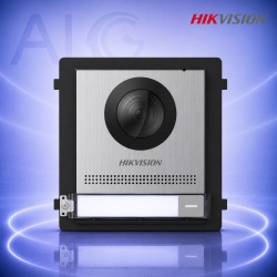 2-Wire IP видео домофон с 2MP Fish-Eye камера, неръждаем панел и IP65 защита HIKVISION DS-KD8003Y-IME2/S