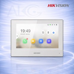 7" IP монитор за видеодомофон с Wi-Fi, Touch Screen и Hik-Connect HIKVISION DS-KH6320-WTE1-W