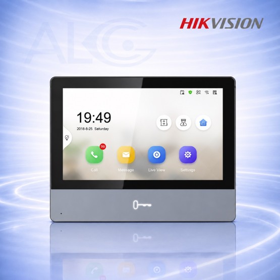 7" IP монитор за видеодомофон с Wi-Fi, Android, Touch Screen и Hik-Connect HIKVISION DS-KH8350-WTE1