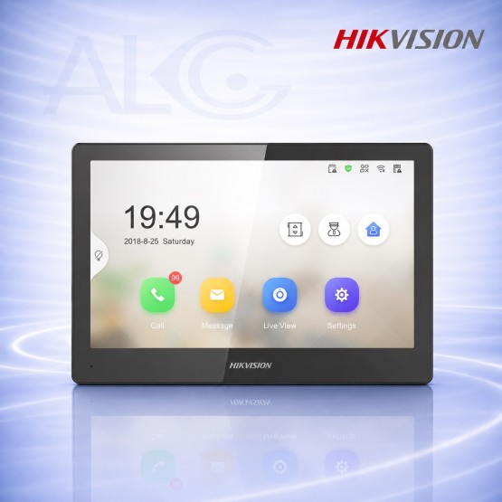 10" IP монитор за видеодомофон с Wi-Fi, Android, Touch Screen и Hik-Connect HIKVISION DS-KH8520-WTE1