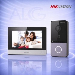 IP видеодомофонен комплект с 7" Wi-Fi монитор, RFID четец и 2MP камера HIKVISION DS-KIS603-P(C)