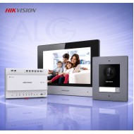 2-Wire IP видеодомофонен комплект с 7" Wi-Fi монитор и 2MP Fish-Eye камера HIKVISION DS-KIS702Y