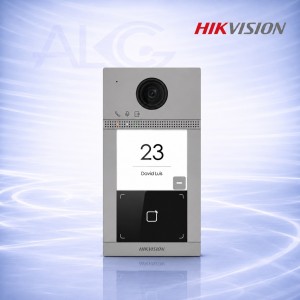 IP външна станция за видеодомофон с 2 бутона, Wi-Fi, 2MP камера и IR нощно виждане HIKVISION DS-KV8213-WME1(C)