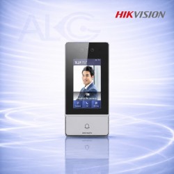 IP външна станция с лицево разпознаване, Wi-Fi, 4.3" Touch Screen и 2×2MP камери HIKVISION DS-KV9503-WBE1