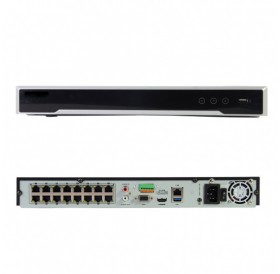 16-канален мрежов рекордер/сървър за видеонаблюдение HIKVISION с 16 вградени PoE порта DS-7616NI-K2/16P